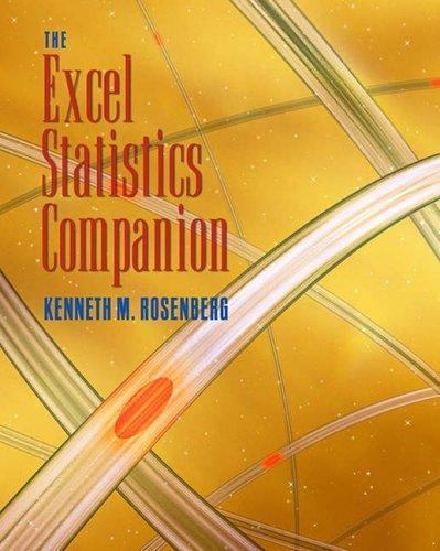 Excel Statistics Companion by Kenneth Rosenberg (2003, Trade Paperback ...