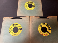 Lot of (3) Marvin Rainwater 45 RPM Records on MGM - Country Rockabilly