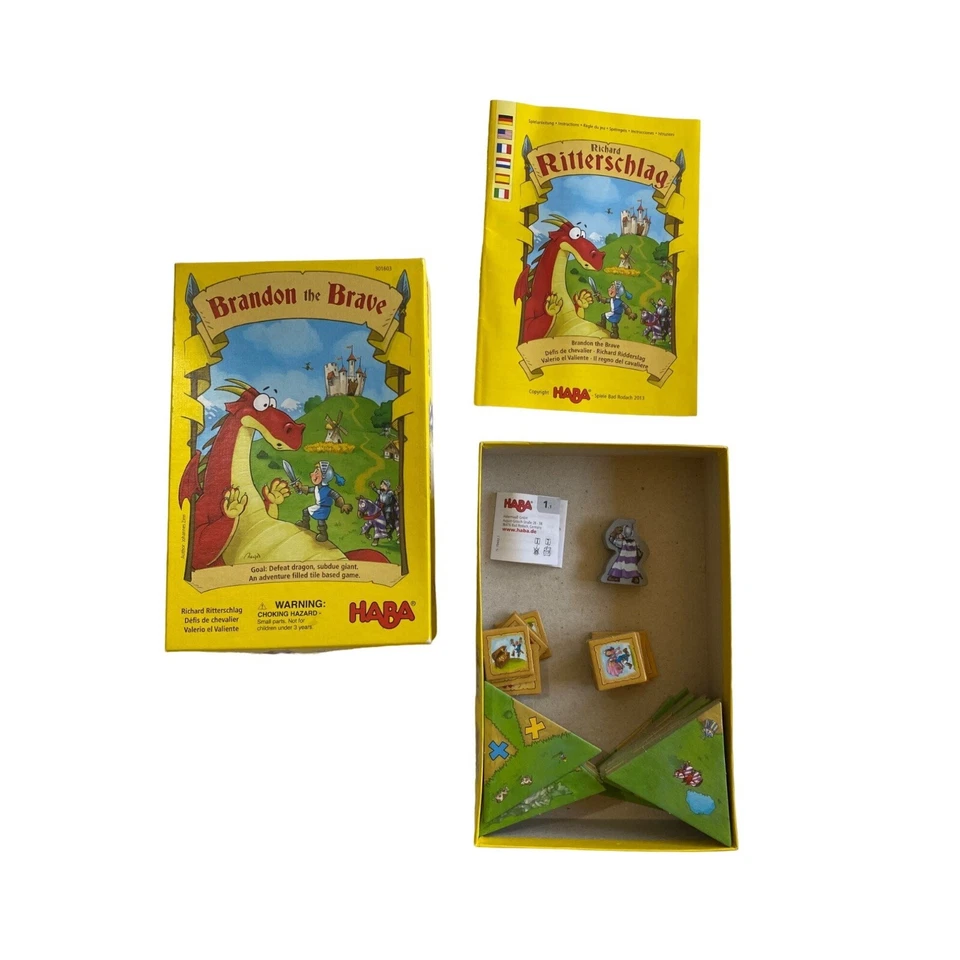 Haba Brandon the Brave Game Complete Tile Game made by HABA - Image 2 of 4