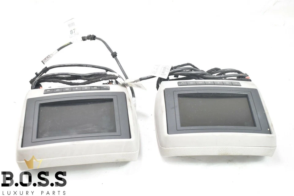 06-10 MERCEDES-BENZ R350 GL450 ASIENTO DELANTERO DERECHO E IZQUIERDO REPOSACABEZAS PANTALLA OEM Foto 4 de 4