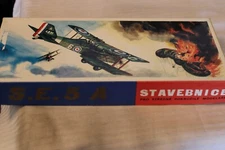1/50 Scale SMER, S.E.5A British Airplane Model Kit, #102 BN Open Box