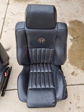 Set Interni Sedili in Pelle Nera ALFA ROMEO 166 originali SENZA PANNELLI 