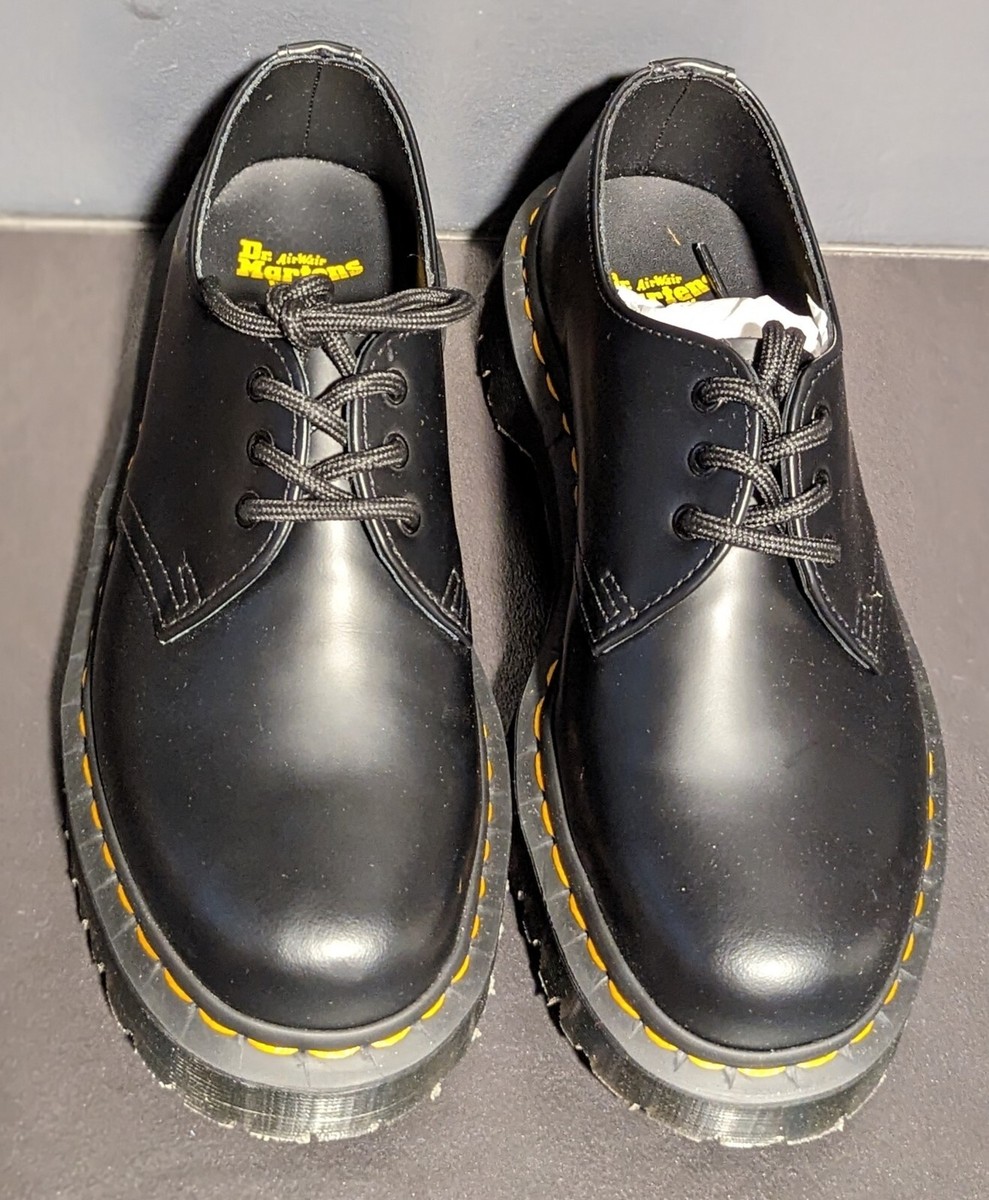 靴 Dr.Martens 1461 BEX ZIP BLACK SMOOTH 1461 Bex Zip Leather Shoes in Black | Dr. Martens