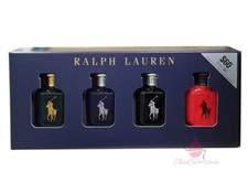Polo Ralph 0.5 oz EDT Splash Mini Gift Set-Polo Polo Blue Polo Black Polo Red
