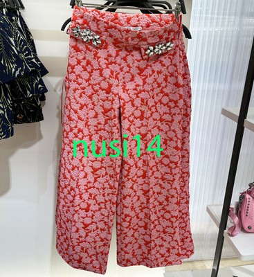 ZARA NEW WOMAN TROUSERS FLOWER-SHAPED 