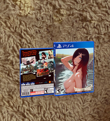 Gravity Rush 2 PS4 CUSTOM COVER ART & CASE - NO GAME.