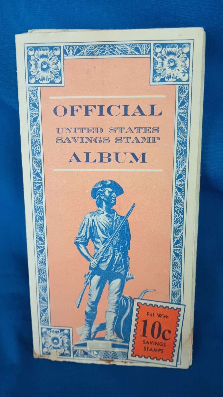 1956 UNITED STATES SAVINGS STAMP ALBUM~10 cent stamps