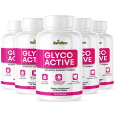 Glyco Active- Blood Support- 5 Bottles- 300 Capsules