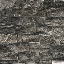 SAMPLE - TORRE Graphite - Stacked Stone  Brick Wall Tile for Exterior & Interior