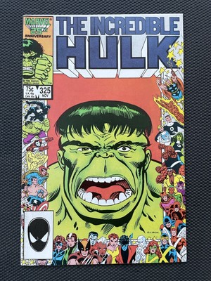 The Incredible Hulk 325 Marvel 1st Rick Jones As Hulk 8 5 Vf 1986 Ebay