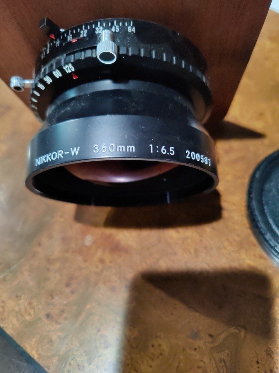 EXCELLENT* Nikon Nikkor W 360mm F/6.5 Large Format Lens EXCELLENT* Nikon Nikkor W 360mm F/6.5 Large Format Lens