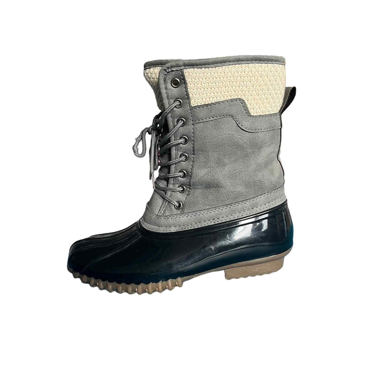 Ppsnabha Bean Boots Rubber Moc Winter Boots Vegan Bean Boots
