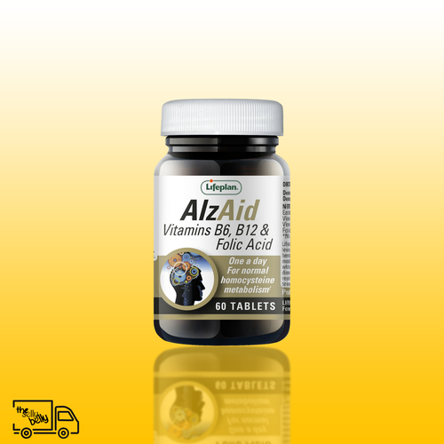 Vitamin B6, B9 & B12 Complex 60 Tablets Vegan Reduces Fatigue