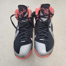 Nike Lebron Mango IX 9 Metallic Silver Youth Size 7.5 Mid Top Lace USA Seller