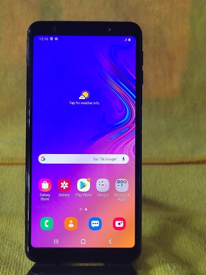 Samsung Galaxy A7 (2018) SM-A750 - 64GB Android Dark Blue (Unlocked) Smartphone 