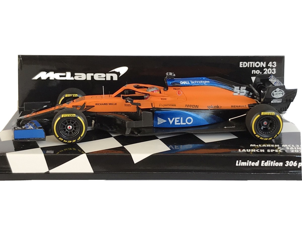 Minichamps 537204355 McLaren Renault MCL35 C. Sainz 6ème F1