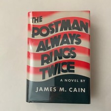 The Postman Always Rings Twice by James M. Cain 1934 Knopf, 1st/2nd before Pub.