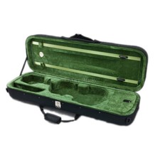 Sky 4/4 Violin Oblong Case VNCQF26 Lightweight with Hygrometer Black/Green