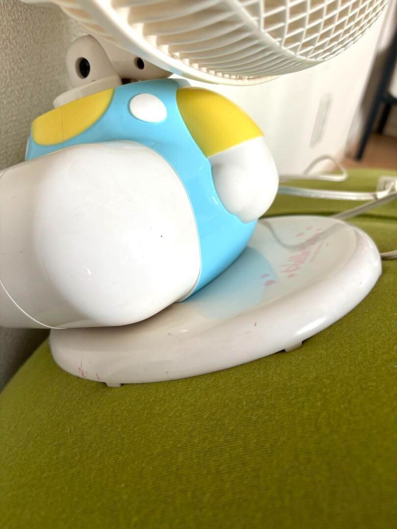 Sanrio Hello Kitty Personal Electric Fan CPM-183KD Blue Ribbon