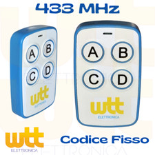 Telecomando radiocomando 433MHz no Rolling Code per auto 4 tasti autoapprendente