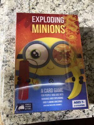 Exploding Minions Game By Exploding Kittens Sealed Ships Free For Party Nite!