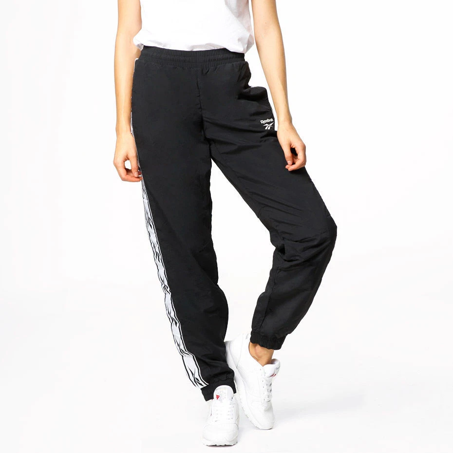 Reebok Women's LF Woven Track Pants Black BQ3959