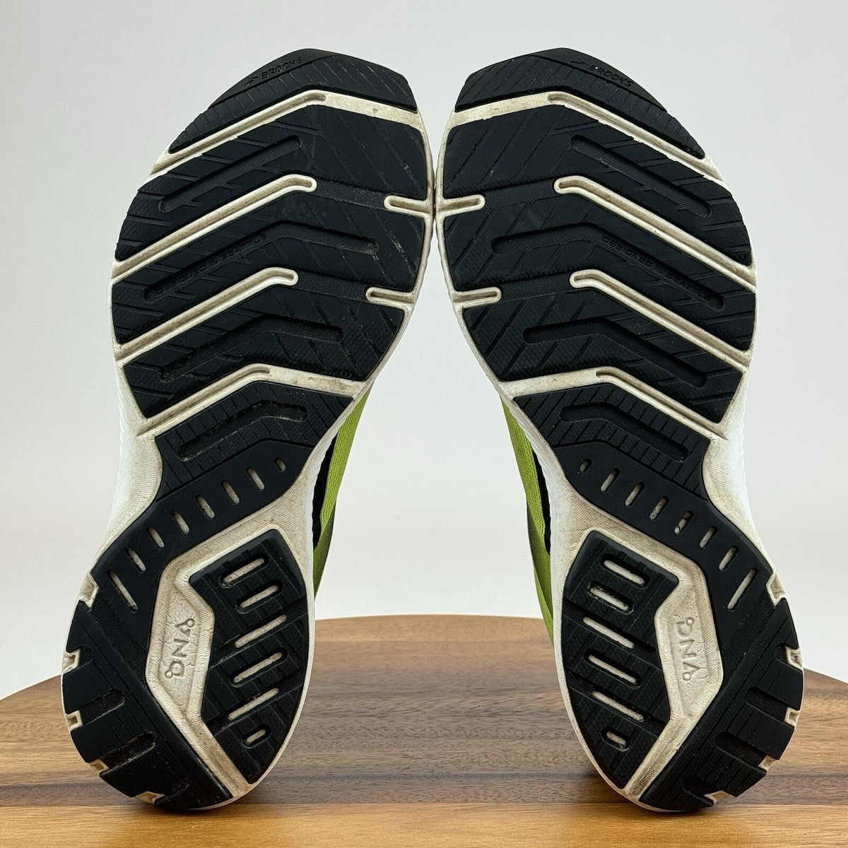 Mens Brooks Launch 8 Neon Green Athletic Running Comfort Sneakers‎ Shoes Size 10 Brooks Men main image 3