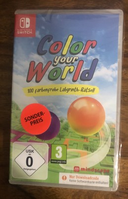 Nintendo Switch Color your World Spiel Labyrinth DOWNLOAD-CODE