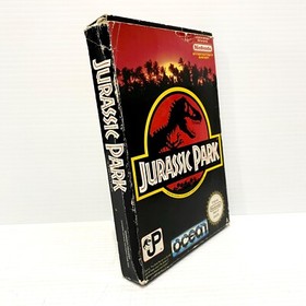 Jurassic Park + Box & Manual - Nintendo NES - Tested & Working - Free Postage