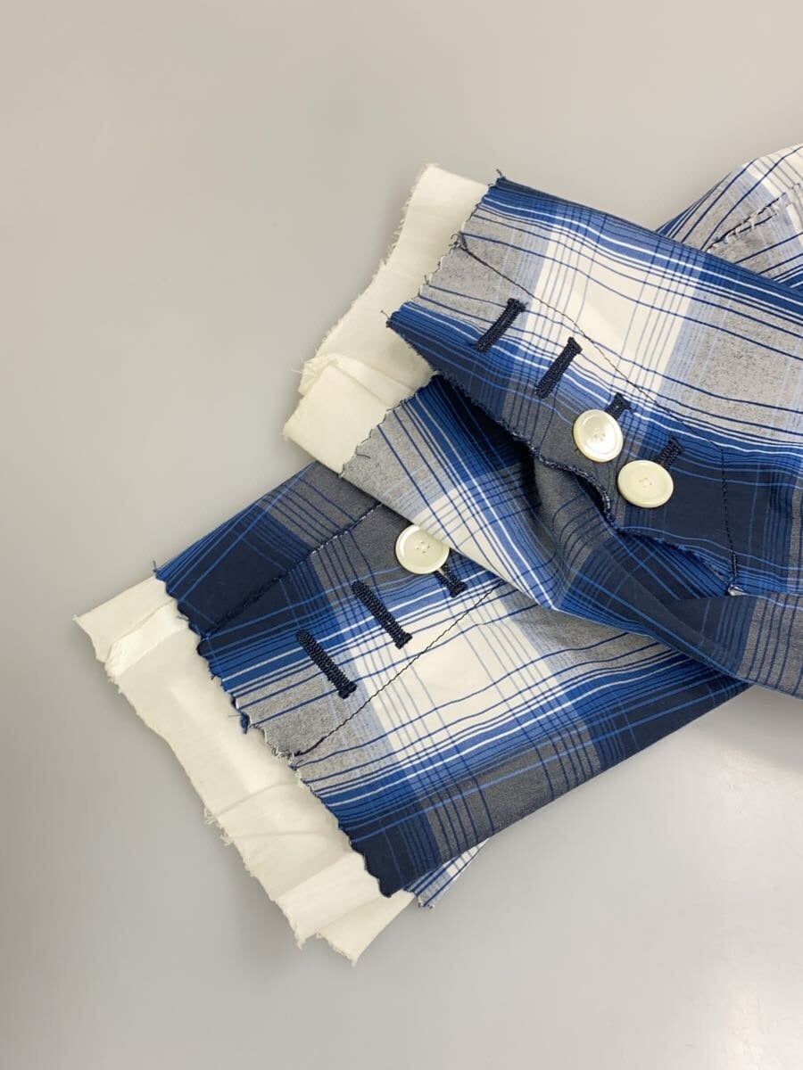 Soloist Other Chester Coat 46 Cotton Blue Check sg.0067a Soloist Other Chester Coat 46 Cotton Blue Check sg.0067a