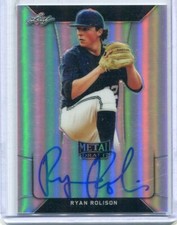 2018 Leaf Metal Draft Refractor Ryan Rolison Auto