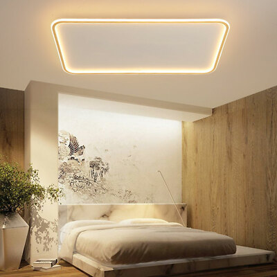 Modern Ultrathin LED Ceiling Light, Acrylic Square Flush Mount Ceiling Light NEW