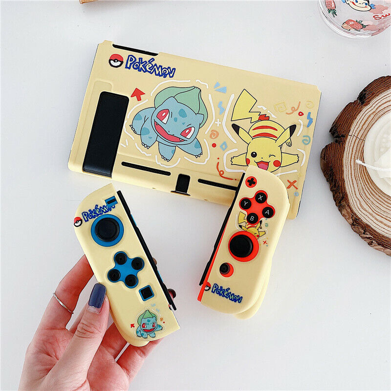 Cute Yellow Pokemon Pikachu Nintendo Switch Shell Protection Cover