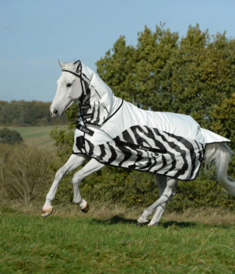 %% Bucas Regen-Fliegendecke Buzz Off Rain Zebra %%