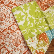 Remix Linens N Things Standard Pillow Sham Patchwork Boho ALLISON Multi New 