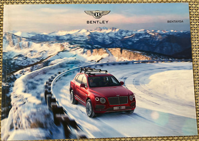 BENTLEY OFFICIAL BENTAYGA SUV FIRST PROMOTIONAL SALES BROCHURE 2015 USA EDITION