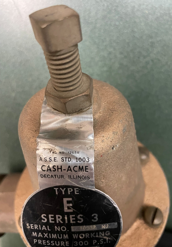 CASH ACME PRESSURE REGULATING VALVE - Picture 3 of 6
