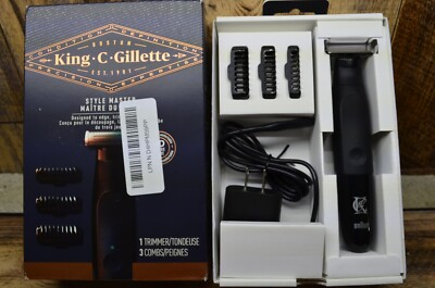 Gillette King C Style Master Trimmer All-In-One Set - Black