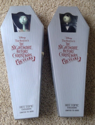 Jack & Sally 25th Anniversary Nightmare Before Christmas Coffin Doll - Disney