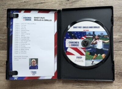 Shot Put: Skills and Drills - Coaches Choice (DVD) Jud Logan Track 