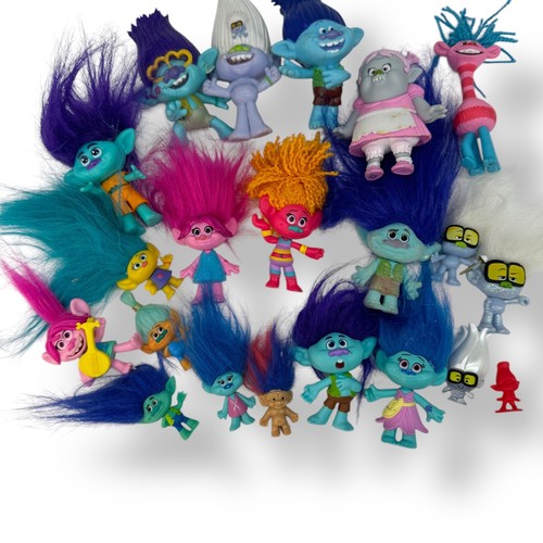 Lot of Hasbro Dreamworks Trolls Movie Figures & Dolls