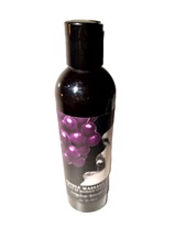 Earthly Body Edible Massage Oil 8oz -  Grape  Rainsin Audacieux