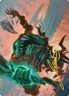Gold Stamp Art Series YARGLE AND MULTANI  mtg NM-M March of The Machine
