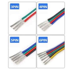 1-50m LED Kabel 2/3/4/5/6-adrig 0,32mm 22AWG ...