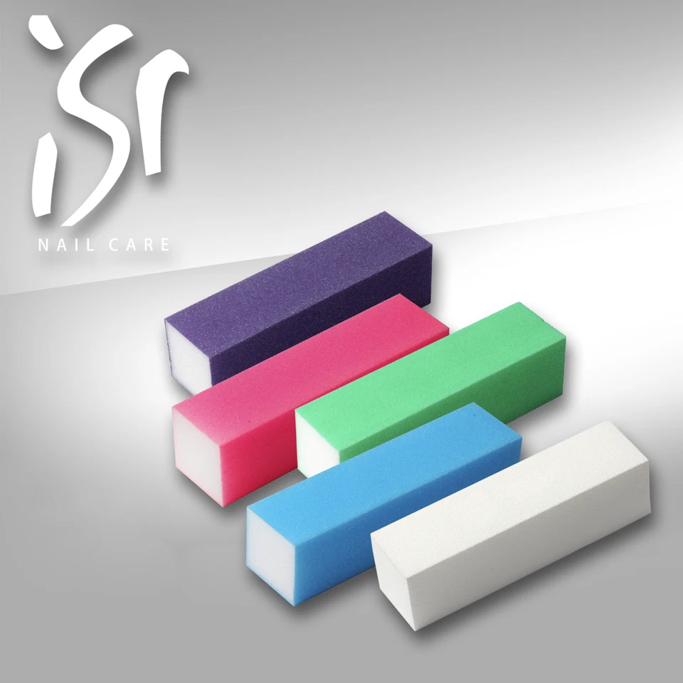 ISR Buffer 5St. Farbe nach Wahl Feilblock Schleifblock Nagelbuffer Feile Nagelfeile