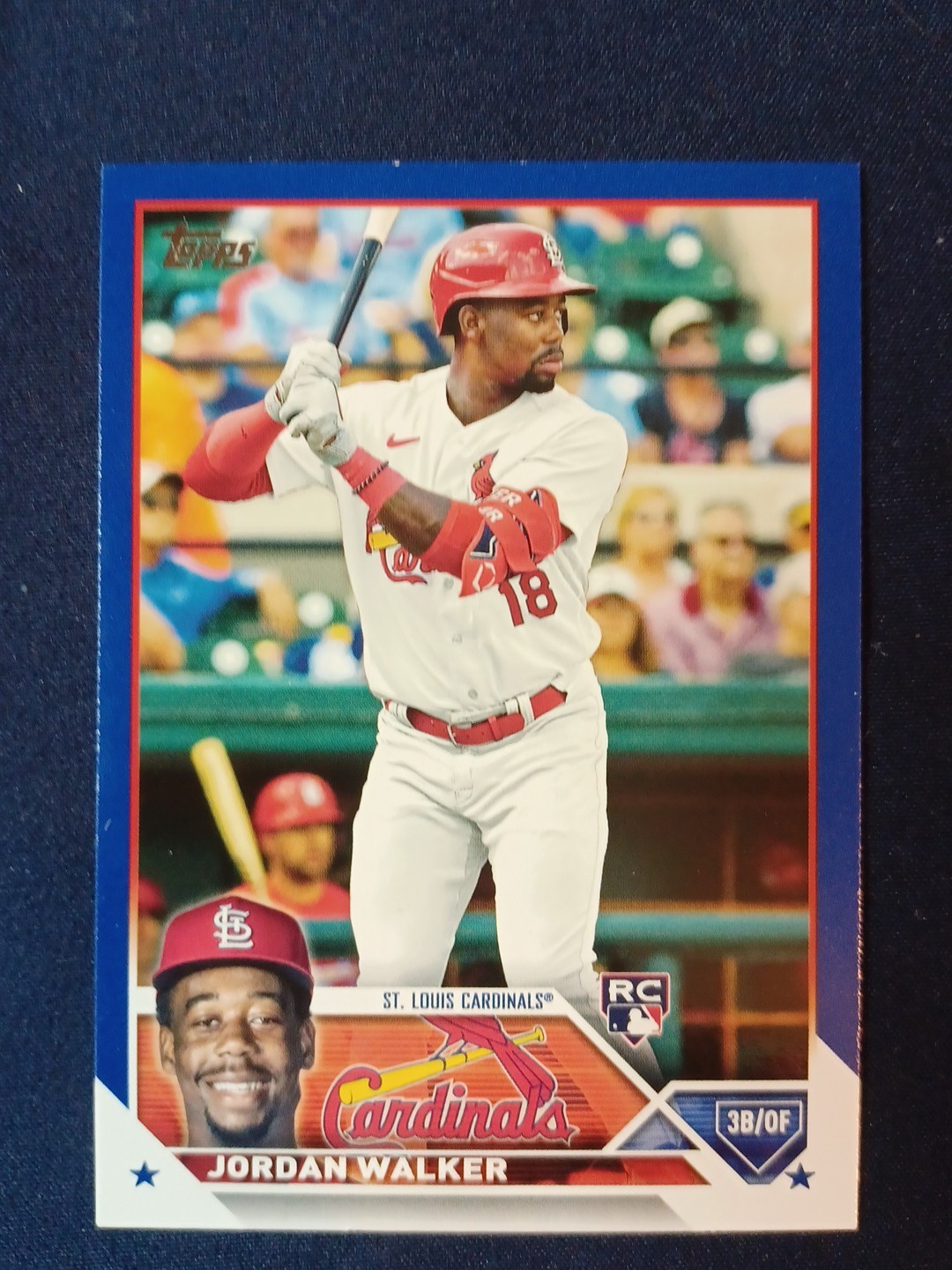 2023 Topps Series 2 - Jordan Walker #344 Royal Blue (RC)