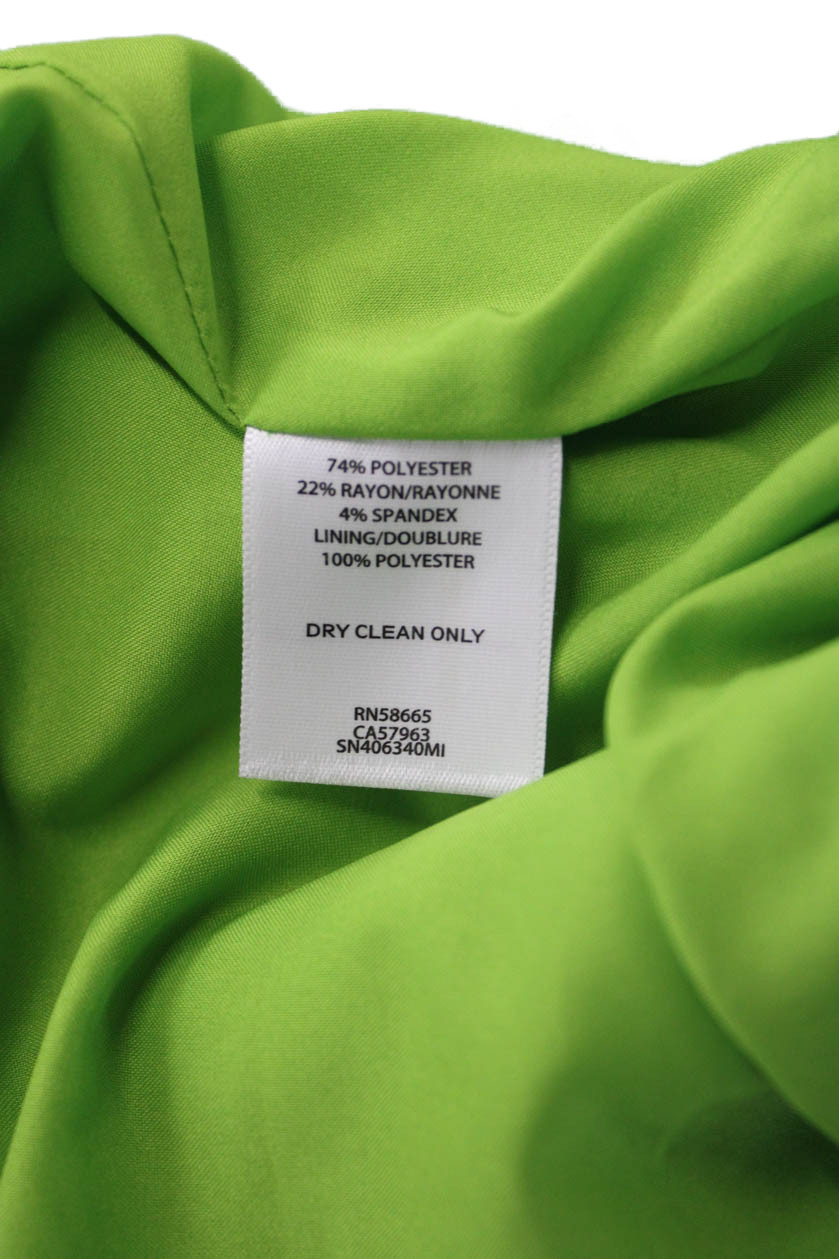 Something Navy Womens Green Collared Button Overc… - image 5