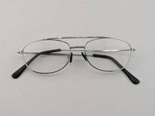 Men's Silver Aviator Glasses Full Rimmed