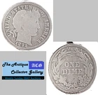 Antique 1892⌛US Philadelphia Mint Silver Barber Dime🪙First Year🪙