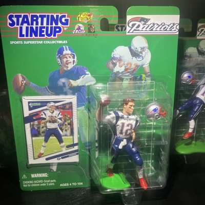 #ad #ad Custom NFL New England Patriots starting lineup figures Tom Brady Two Others $120.00